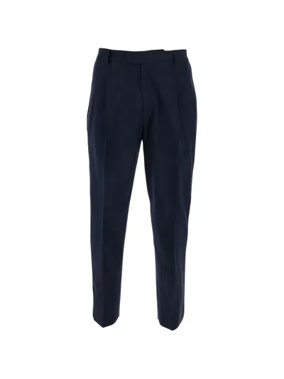 Low Brand Wool Trousers In Blue