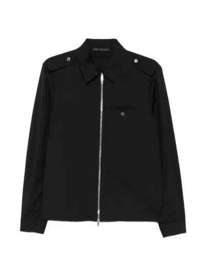 Low Brand Zipped Jacket In Black