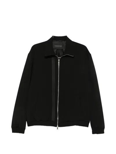 Low Brand Zip-up High-neck Jacket In Black