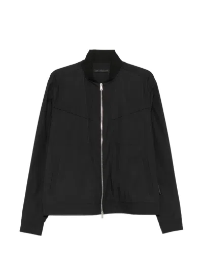 Low Brand Zip-up Panelled Jacket In Black