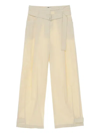 LOW CLASSIC DOUBLE BELTED POINT TROUSERS