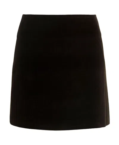 Low Classic A-shaped Skirt In Black