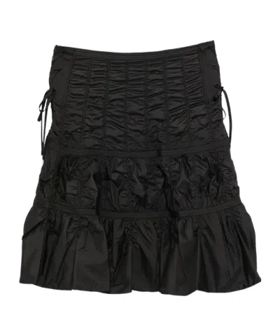 Low Classic A-line Skirt In Black
