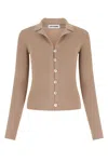 Low Classic Antiqued Pink Cotton Blend Cardigan