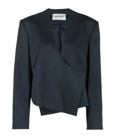 LOW CLASSIC ASYMMETRIC WOOL-BLEND JACKET