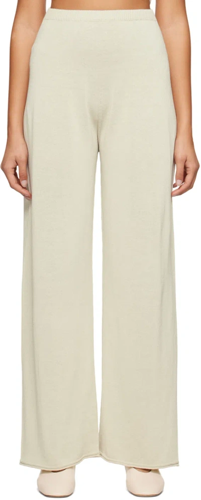 Low Classic Beige Semi-sheer Lounge Pants