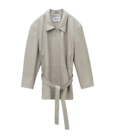 Low Classic Belted Jacket In Brown