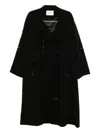 Low Classic Belted Trench Coat In Black