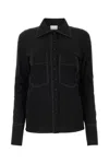 Low Classic Contrast-stitch Patch-pocket Regular-fit Silk-blend