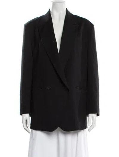 Pre-owned Low Classic Blazer In Black