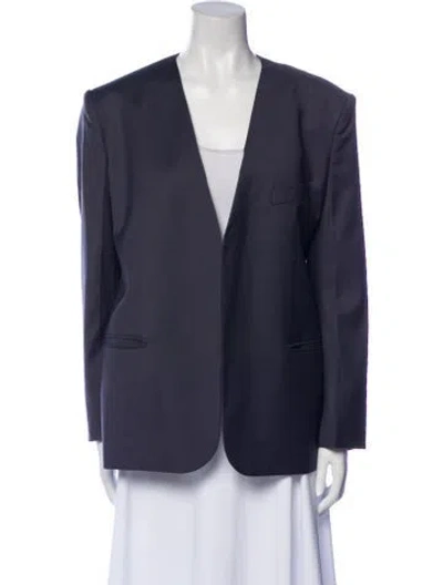 Pre-owned Low Classic Blazer In Blue