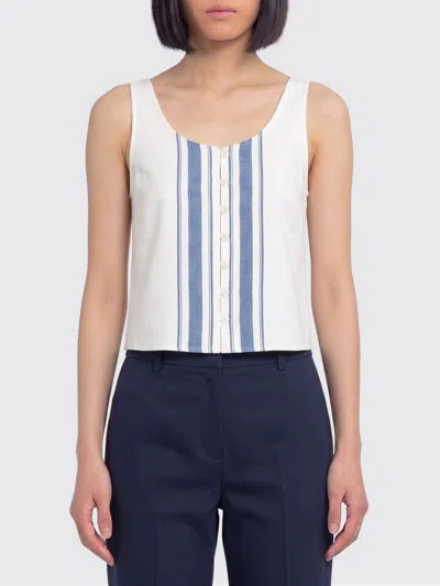Low Classic Top  Woman Color Blue In Multi
