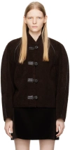 Low Classic Brown Reversible Jacket In Brown