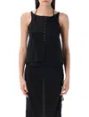 LOW CLASSIC LOW CLASSIC SEE-THROUGH BUTTON LOOP TOP