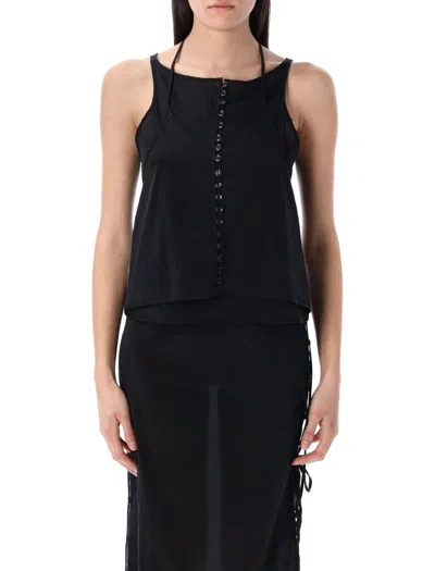 LOW CLASSIC LOW CLASSIC SEE-THROUGH BUTTON LOOP TOP