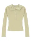Low Classic Button-up Hoodie In Neutral