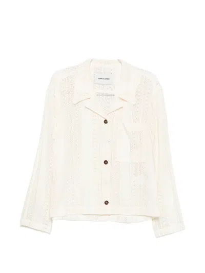 Low Classic Buttoned Jacket In Neutral