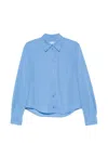 Low Classic Buttoned Shirt In Orange