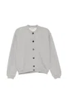 Low Classic Button-up Sweatshirt In Gray
