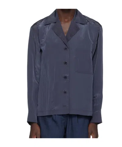 Low Classic Camp-collar Crinkled Shirt
