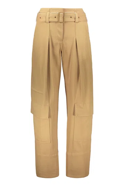 Low Classic Cargo Trousers In Brown