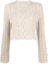 Low Classic Chunky-knit Wool Blend Jumper In Neutrals