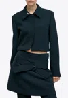 Low Classic Classic Single-breasted Wool Jacket In Black