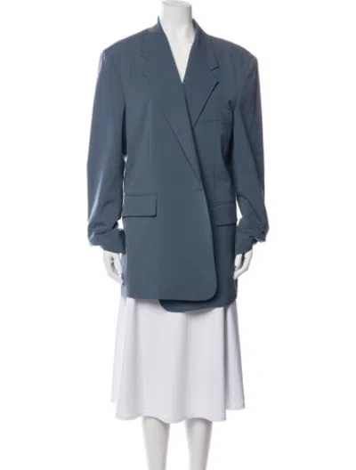 Pre-owned Low Classic Coat In Blue