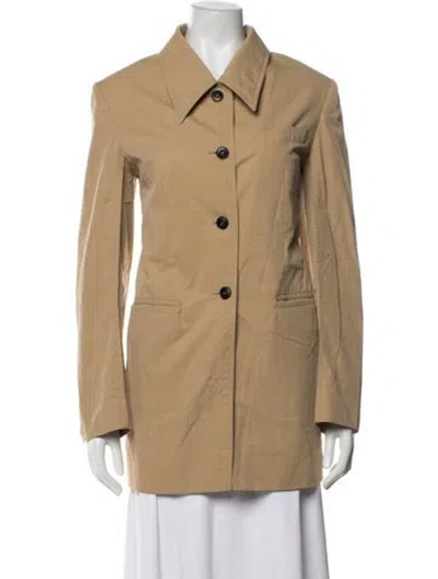 Pre-owned Low Classic Coat In Neutrals