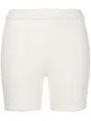 Low Classic Cotton Bycicle Shorts In White