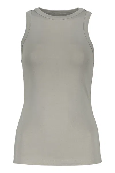 Low Classic Cotton Tank Top In Grey
