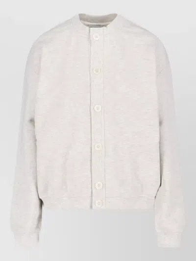 Low Classic Crew Neck Knit Sweatshirt Long Sleeves In Green