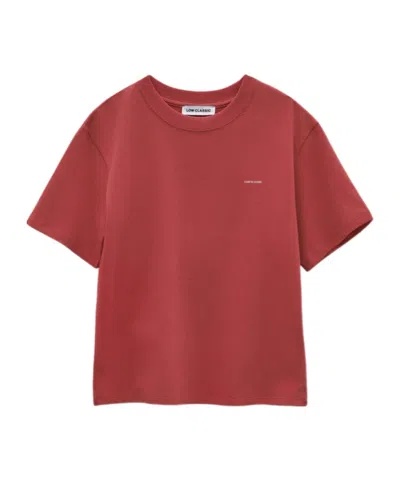 Low Classic Crew-neck T-shirt In Red