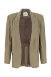 Low Classic Wool Blazer With Back Slit