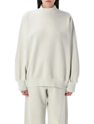 Low Classic Elbow Stitch Sweatshirt With Mockneck And Raglan Sleeves