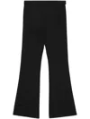 Low Classic Flared Trousers In ブラック
