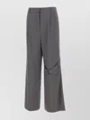 LOW CLASSIC FOLDED TROUSERS IN LUXURIOUS CREPE FABRIC