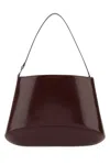 Low Classic Structured Grape Leather Shoulder Bag