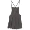 Low Classic Pleated Mini Dress