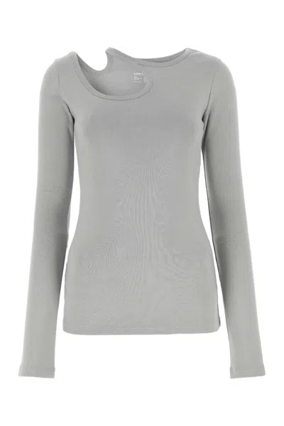 LOW CLASSIC GREY STRETCH COTTON TOP