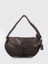 Low Classic Curved Shoulder Bag Adjustable Strap In Brown