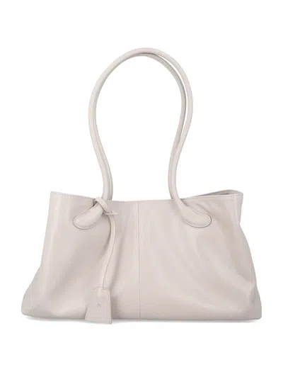 Low Classic Haricot Mini Bag Tote Bag In White