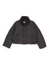 Low Classic High-neck Puffer Jacket In Black
