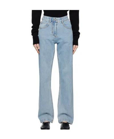 Low Classic High-rise Straight-leg Jeans In Blue
