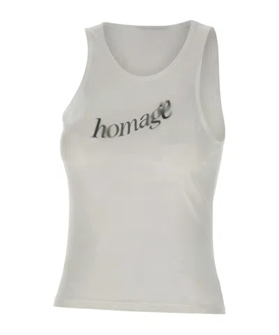 Low Classic Homage Top In White