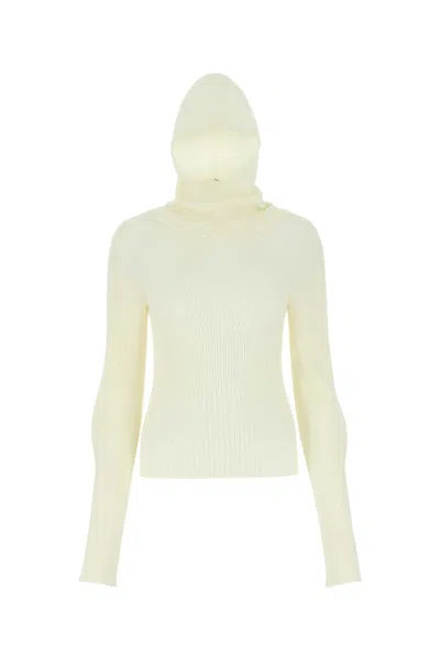 Low Classic Ivory Wool Sweater