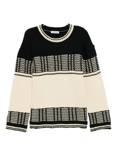 Low Classic Jacquard Knit Sweater In Multi