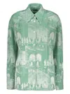 Low Classic Jacquard Shirt In Green