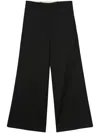 Low Classic Wide Wool Trouser Clothing In Black