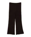 Low Classic Knited Pants In Brown